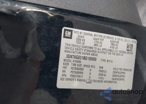 2011 Chevrolet Avalanche 1500 Ltz z USA, uszkodzony, nr VIN 3GNTKGE31BG108989